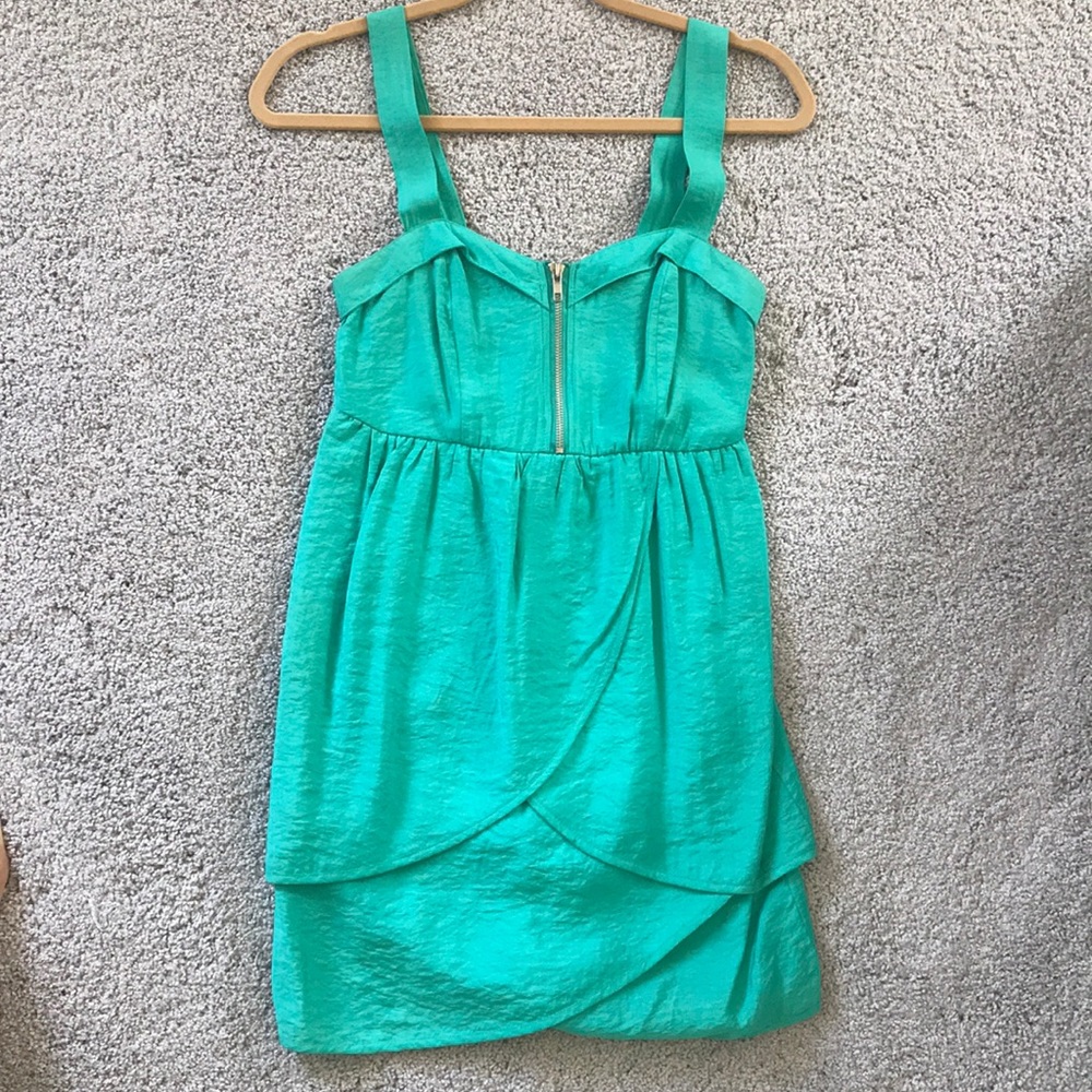Turquoise short dress